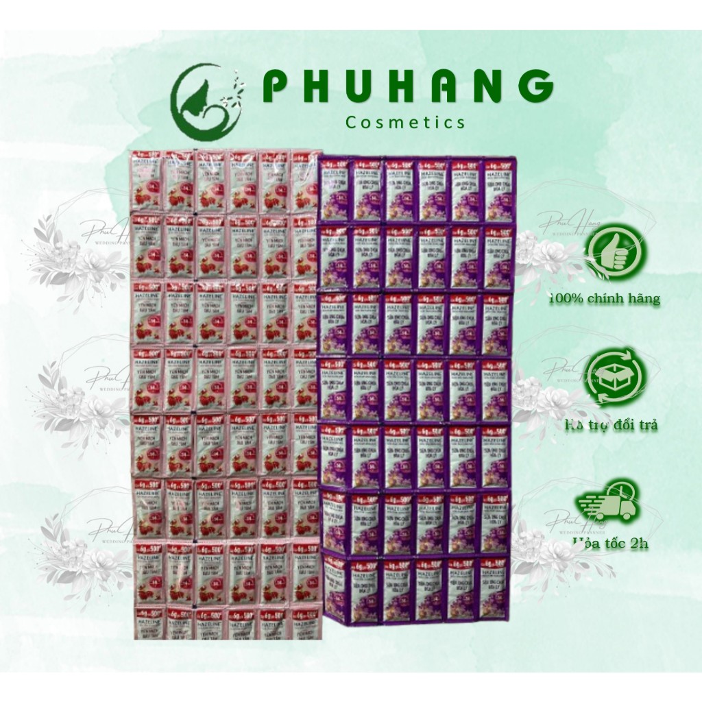 Sữa Tắm Hazeline Dây 12 gói (12 Dây) 4.5G
