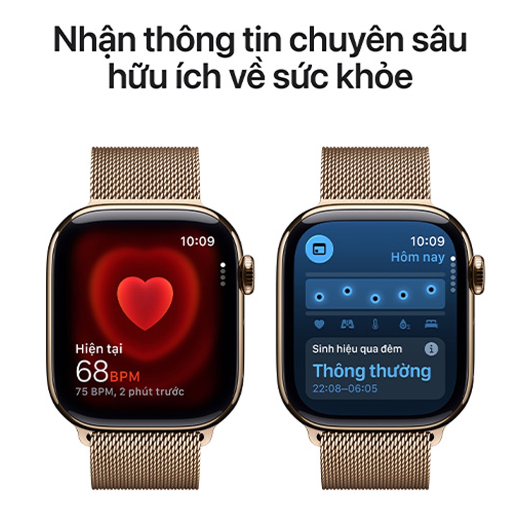 Apple Watch Series 11 Viền Titan Cellular 42mm Dây Milanese Chính hãng | BigBuy360 - bigbuy360.vn