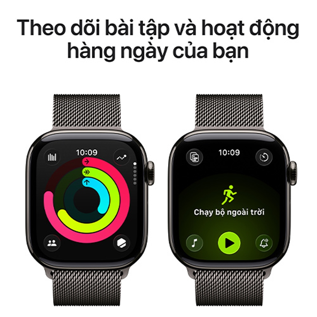 Apple Watch Series 11 Viền Titan Cellular 42mm Dây Milanese Chính hãng | BigBuy360 - bigbuy360.vn