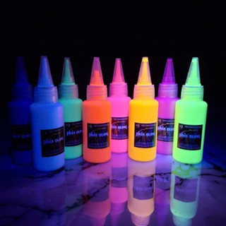 Màu Phản Quang Phát Sáng Bằng Đèn UV Lọ 20ml/30ml Pha Sẵn HUNGACOLOR