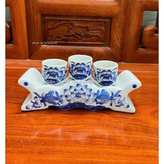 Kỷ chén thờ Hoa Sen - hàng kĩ (HK)
