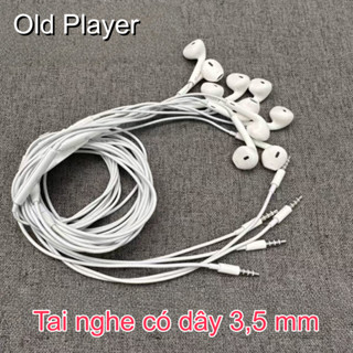 Tai nghe 6, 6plus chân tròn giắc cắm 3.5mm tai nghe có dây chân tròn, có hộp nhựa (7-14 không sử dụng Bluetooth)
