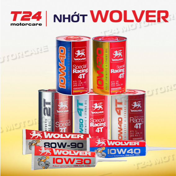 Dầu nhớt Wolver Racing, Wolver Special, Wolver 2T dành cho xe máy