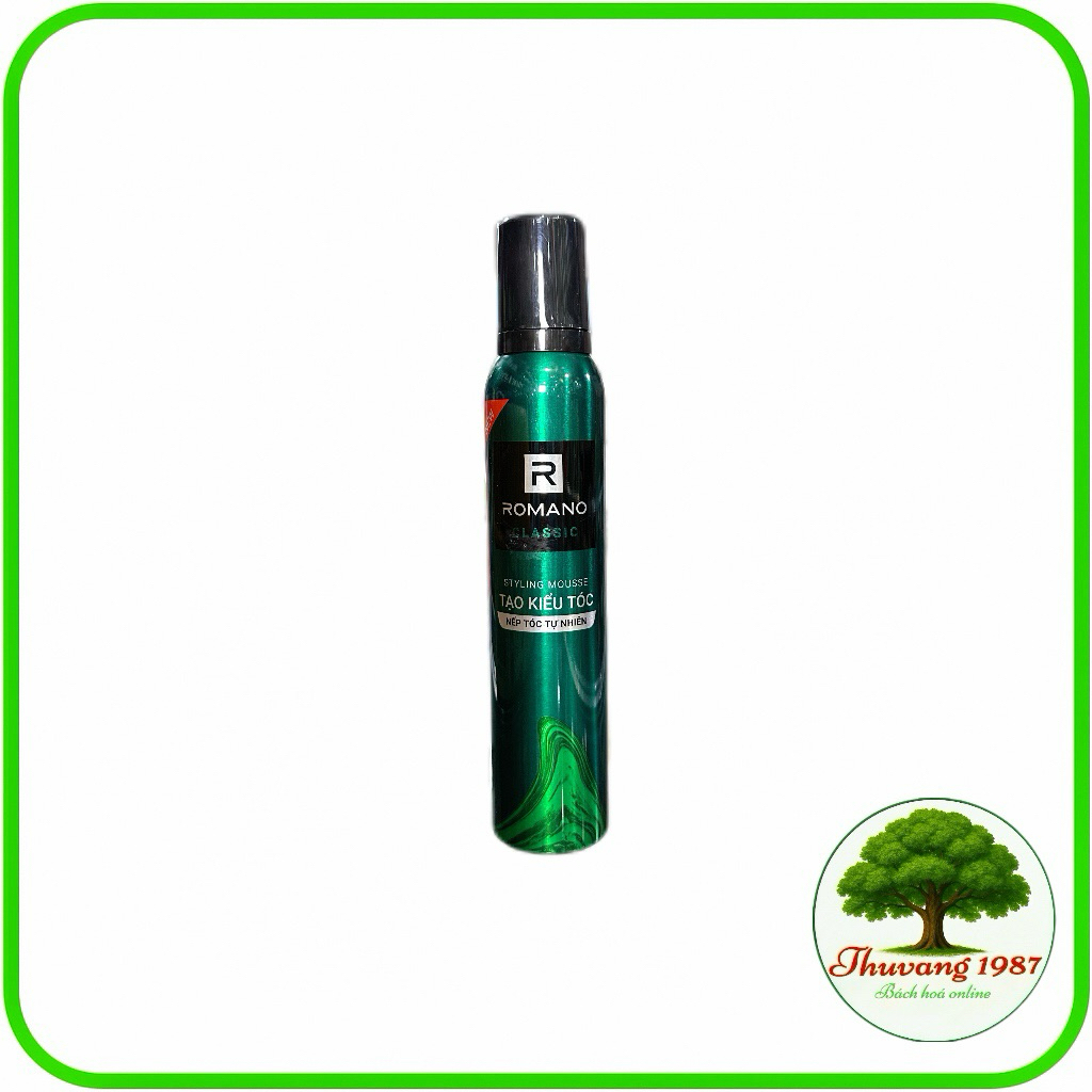 Mousse tạo kiểu tóc Romano Classic 175g giữ nếp tự nhiên