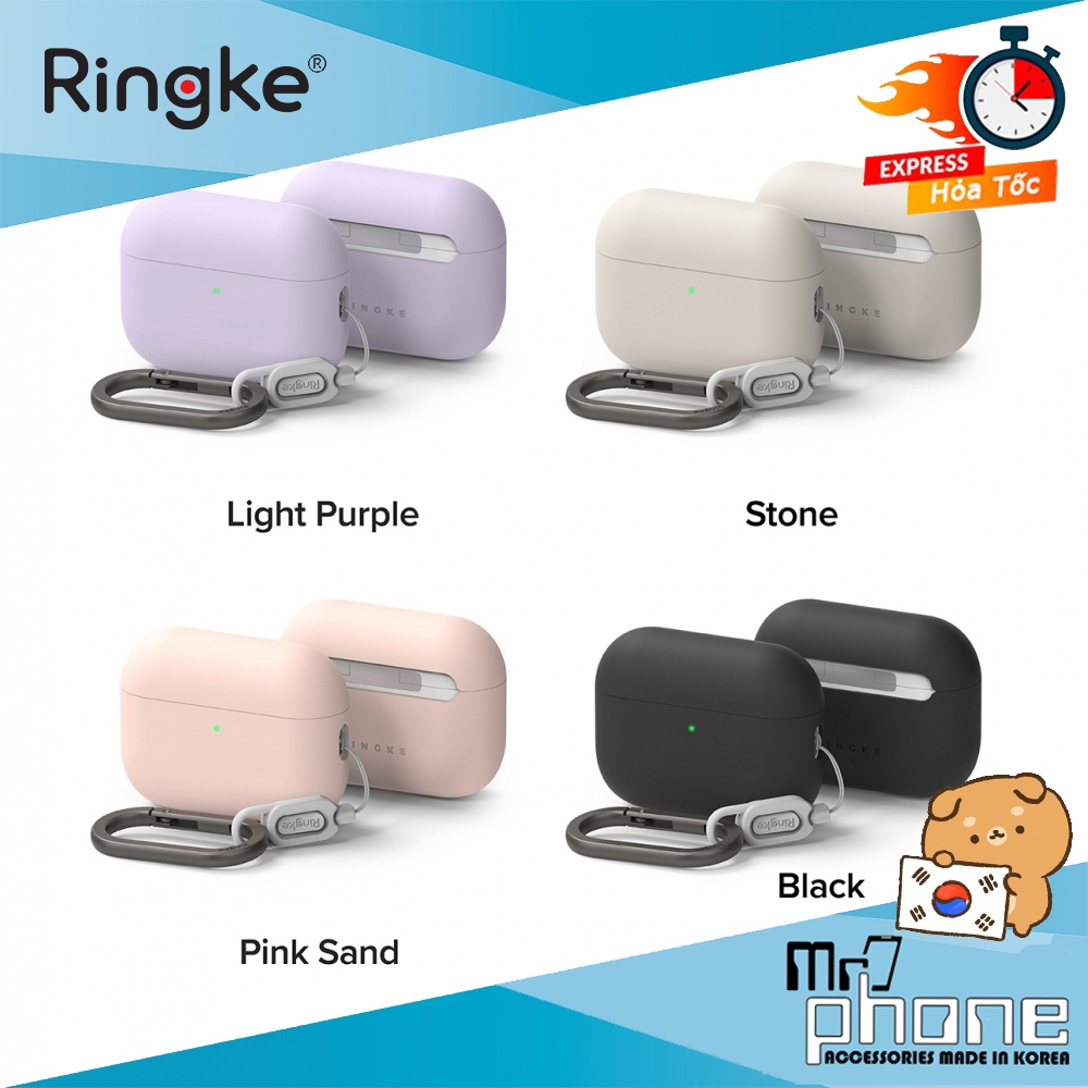 AirPods Pro 3 Vỏ ốp bảo vệ - Ốp lưng Ringke Silicone AirPods Pro 3