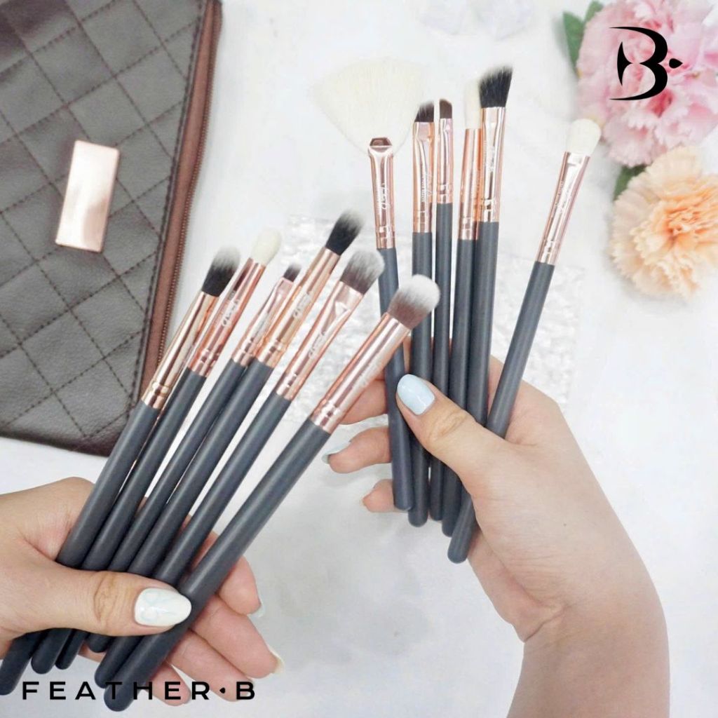 Bộ cọ mắt Feather B Eye Set Brown (Nâu)