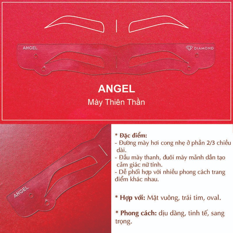 Khuôn Tự Vẽ Lông Mày Siêu Xinh, Siêu Hot 2026 - Khuôn Chuẩn + Dáng Hot Trend
