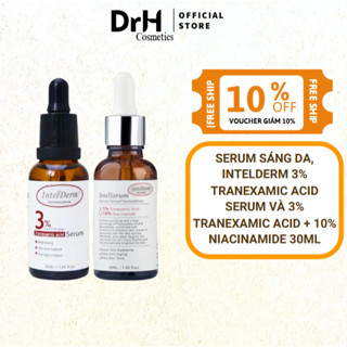  Serum sáng da IntelDerm 3% Chuyên cấp ẩm phục hồi và mờ thâm nám Tranexamic Acid Serum 30ml 