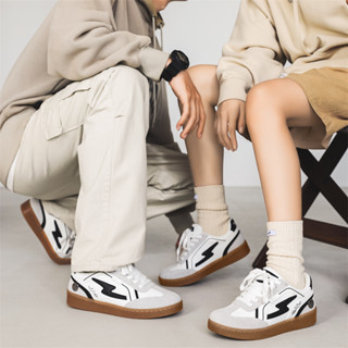   Funny Dragon  Giày sneaker thể thao nam nữ Enter Dragon Funny Dragon phối màu Trắng xám 