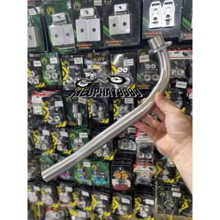 Cổ Pô Inox 304 Kèm Lông Đền Inox Dùng Wave Nhỏ Zx Alfa - Dream 100