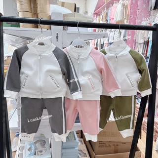 [HONEE]-Bộ nỉ dài tay mềm mịn cho bé (6-9M đến 3-4Y)