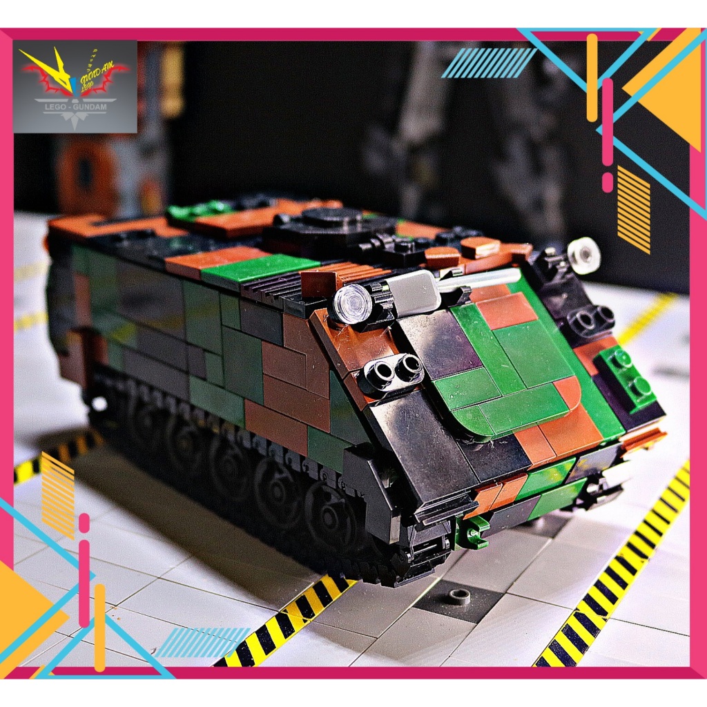 Mô Hình Lắp Ráp Quân Sự Army M113 Woodland