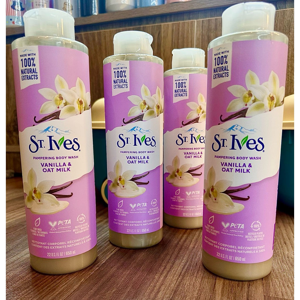 Sữa tắm dưỡng ẩm  St.lves Vanilla & Oat Milk