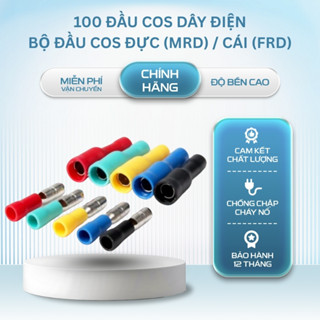  100 Đầu cos dây điên cos đầu đạn bộ đầu cos đực  MRD  cái  FRD  