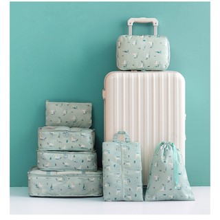 [Có Sẵn]Set 6&7&8 Túi Vải Nylon Đựng Đồ Du Lịch Cá Nhân Tiện Ích