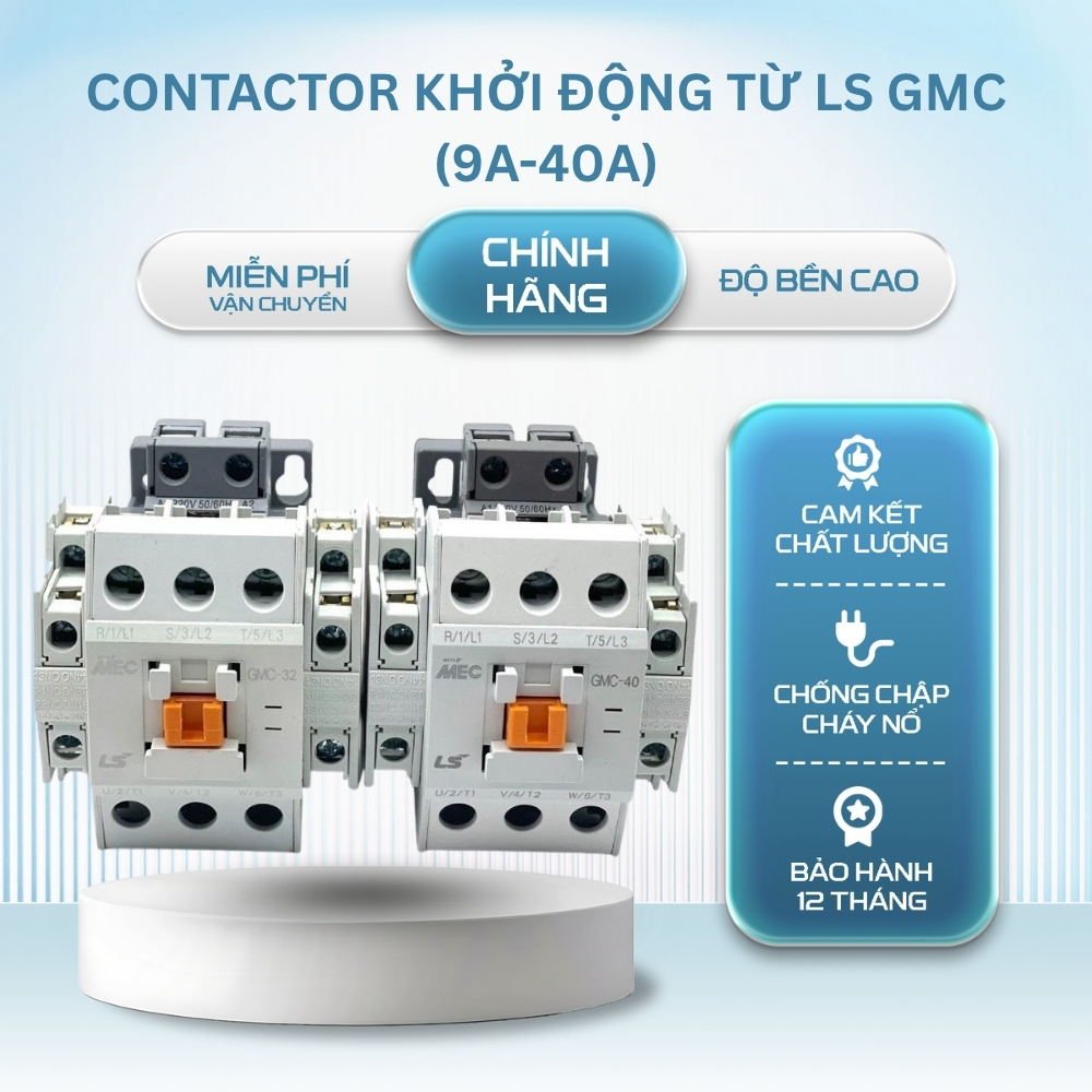 Khởi Động Từ LS GMC 22A 9A 32A 40A Chất Lượng