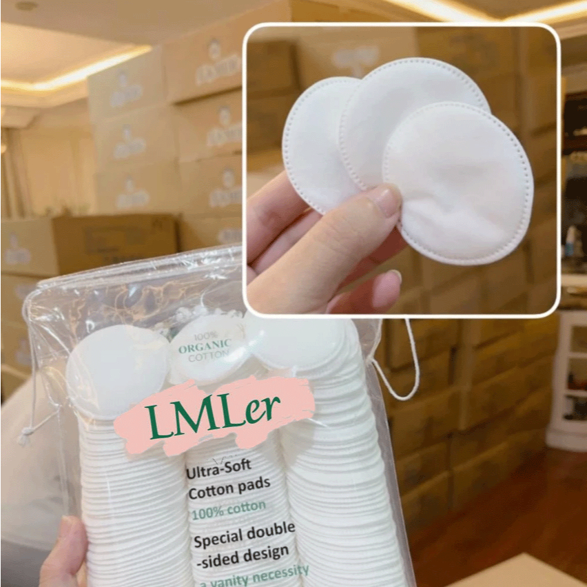 [2025 Chính Hãng] Bông tẩy trang LMer 201 miếng cotton tự nhiên mềm mịn dai P0642