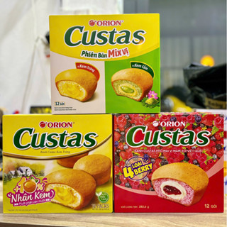  Bánh Custas nhân kem   hộp 12cái  