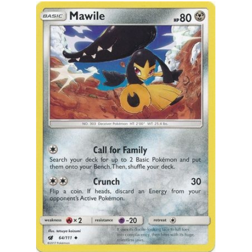 [Thẻ bài Pokemon TCG] Mawile - 64/111 - Uncommon