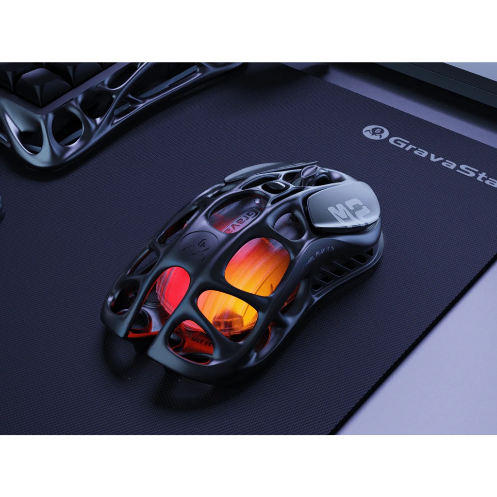 Chuột chơi game Gravastar M1, M2 && Xpro Thiết kế rỗng RGB Công thái học kết nối 3 chế độ siêu ngầu | BigBuy360 - bigbuy360.vn