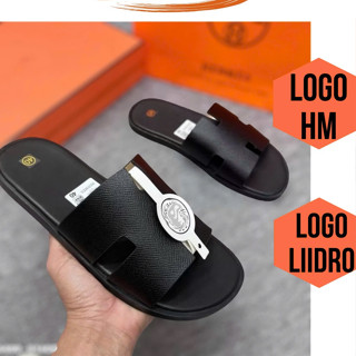  Dép Da Nam Quai Ngang Mẫu Mới Nhất Dép Nam HOT hm  Full hộp bill  Size 38-43 