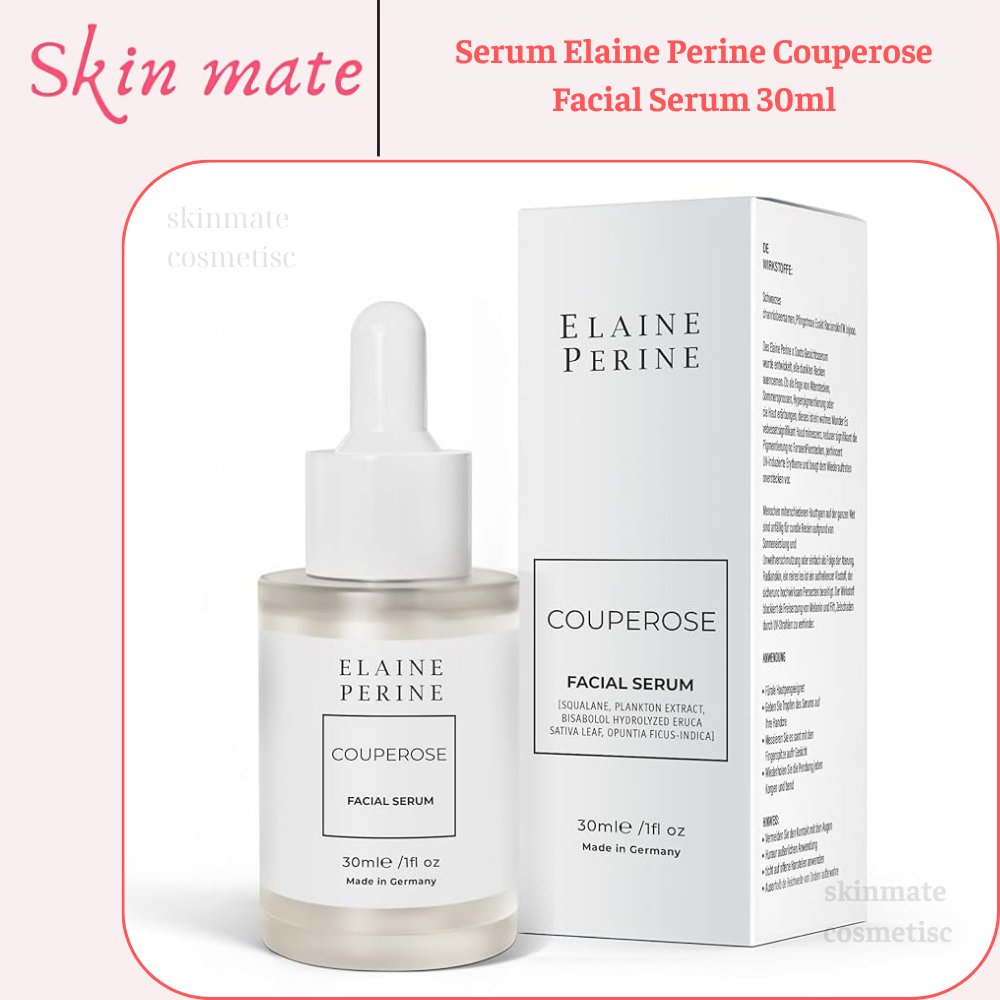 (Công ty) Serum phục hồi, giảm đỏ, làm dịu da Elaine Perine Couperose Facial Serum 30ml