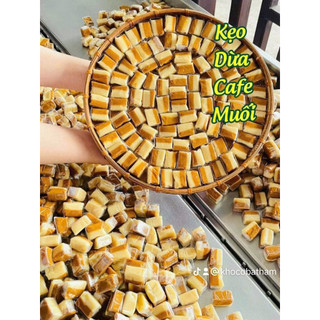  500g Kẹo Dừa Sáp Cà Phê Cafe Muối Đặc Sản Bến Tre - Tiemnhatho18 