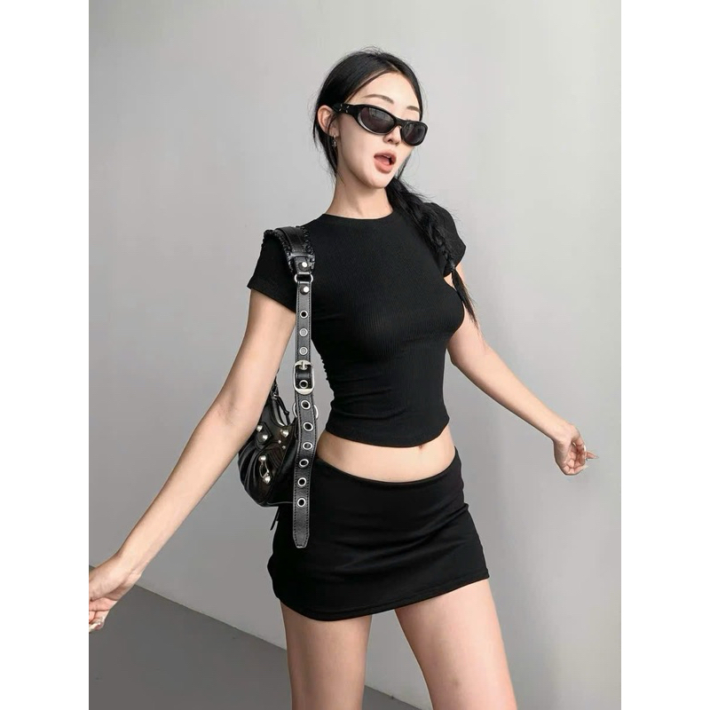 Chân Váy Nỉ Trơn Ngắn Chữ A Form Ôm Hack Dáng Có Quần Bảo Hộ - BYCapy | BigBuy360 - bigbuy360.vn