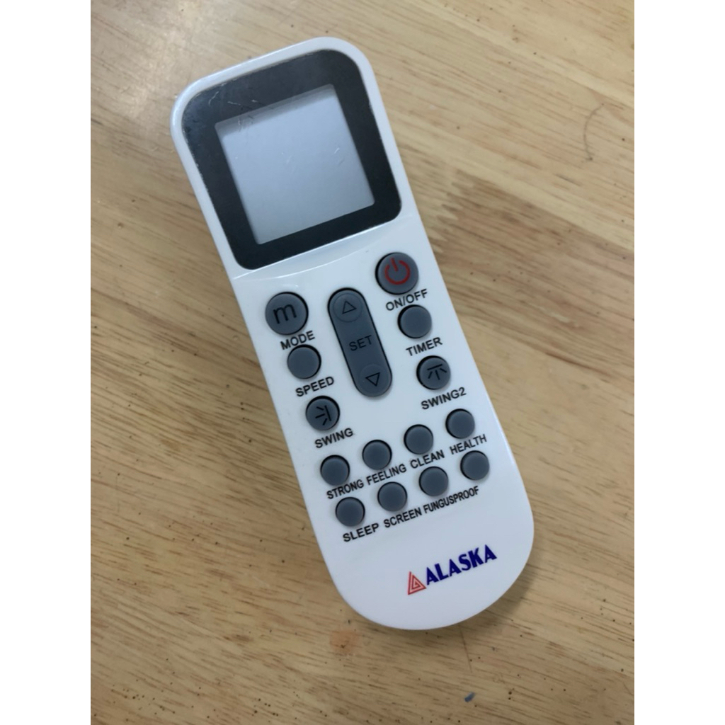 Remote máy lạnh Alaska - Điều khiển điều hoà Alaska (mẫu 7) + kèm pin