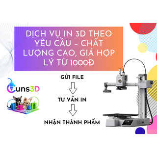 Dịch vụ in 3D theo yêu cầu [TRAO ĐỔI TRƯỚC KHI ĐẶT Ạ] - In mô hình DIY, chi tiết kỹ thuật, phụ kiện cơ khí