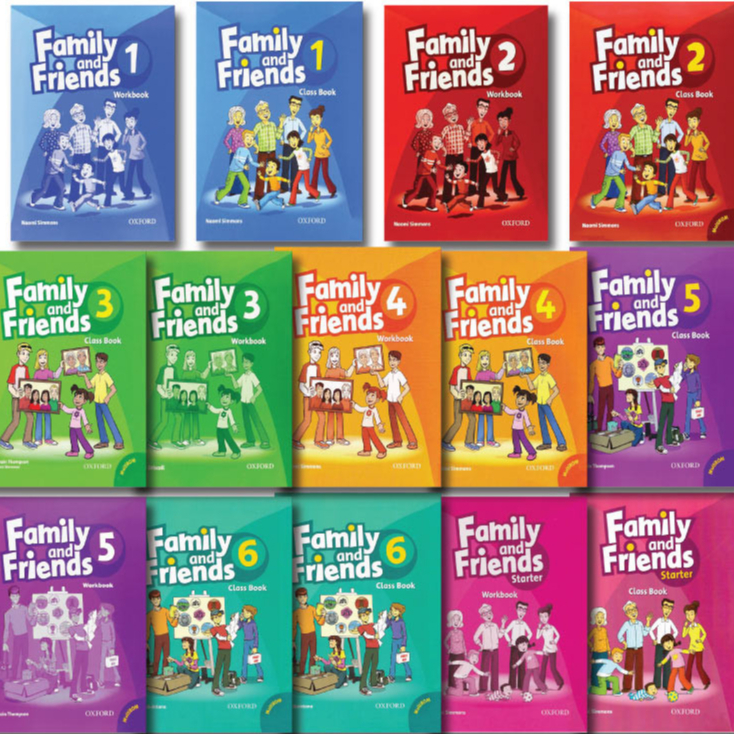 Sách  - Family And Friends - phiên bản 1ST (Class Book + WorkBook)