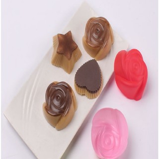 Khuôn cupcake silicon hình tròn,tim,sao,chữ nhật