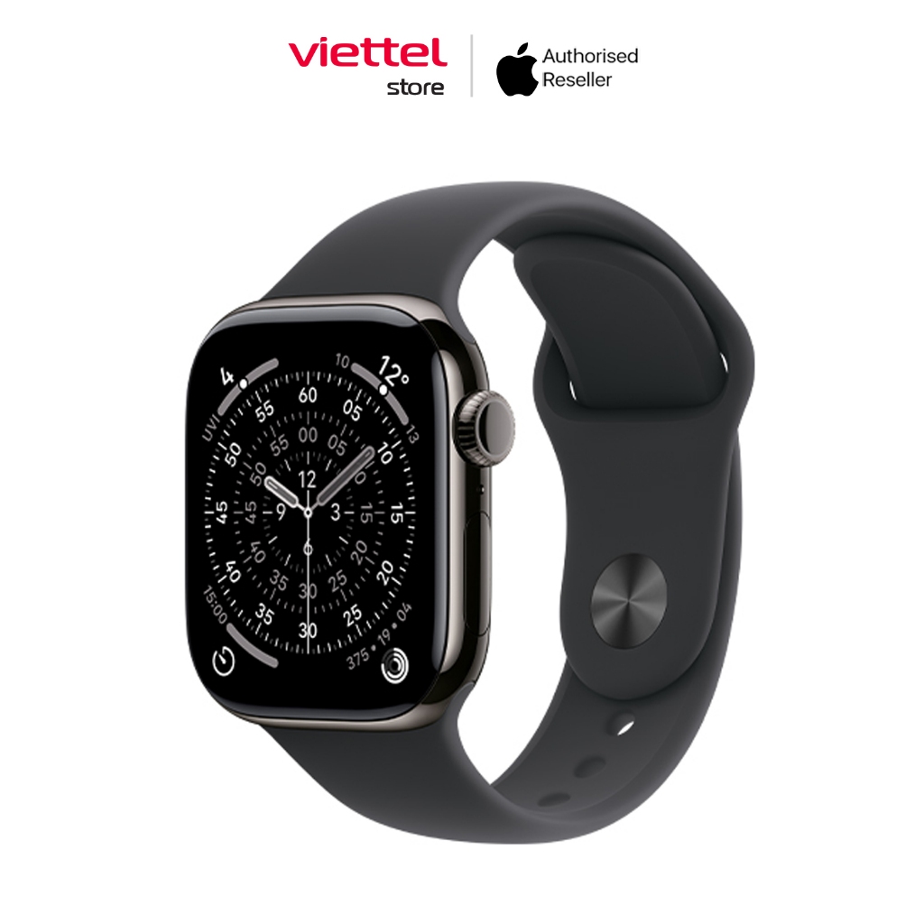 Apple Watch Series 11 Viền Titan Cellular 46mm Dây cao su S/M Chính hãng