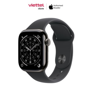 Apple Watch Series 11 Viền Titan Cellular 46mm Dây cao su S/M Chính hãng