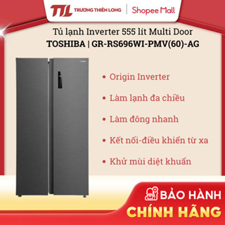 GR-RS696WI-PMV(60)-AG - Tủ Lạnh Toshiba Inverter 555 Lít GR-RS696WI-PMV(60)-AG [FREESHIP HCM]