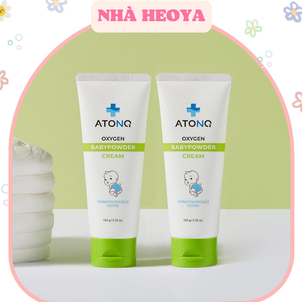 KEM CHỐNG HĂM TÃ ATONO2 BABY POWER OXYGEN HÀN QUỐC CHO BÉ TỪ 0M+