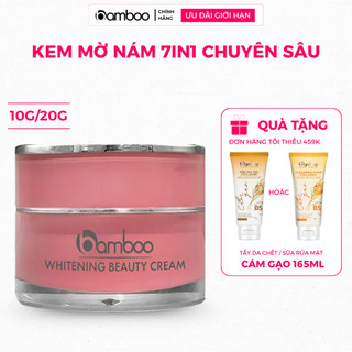  Kem dưỡng trắng da mờ nám chuyên sâu 7in1 BAMBOO làm sáng da mờ thâm sạm đều màu da căng bóng 