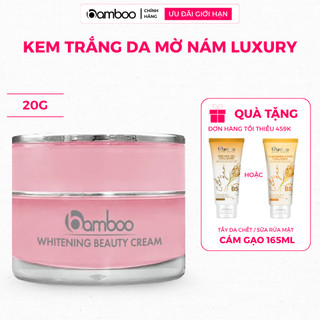  Kem dưỡng trắng da mờ nám BAMBOO làm mờ thâm sạm đều màu da dưỡng ẩm căng bóng tự nhiên 