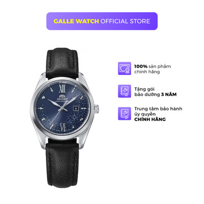 Đồng hồ nữ Orient Watch Solar RA-WG0605L10B kính Sapphire dây da đeo tay chính hãng cao cấp