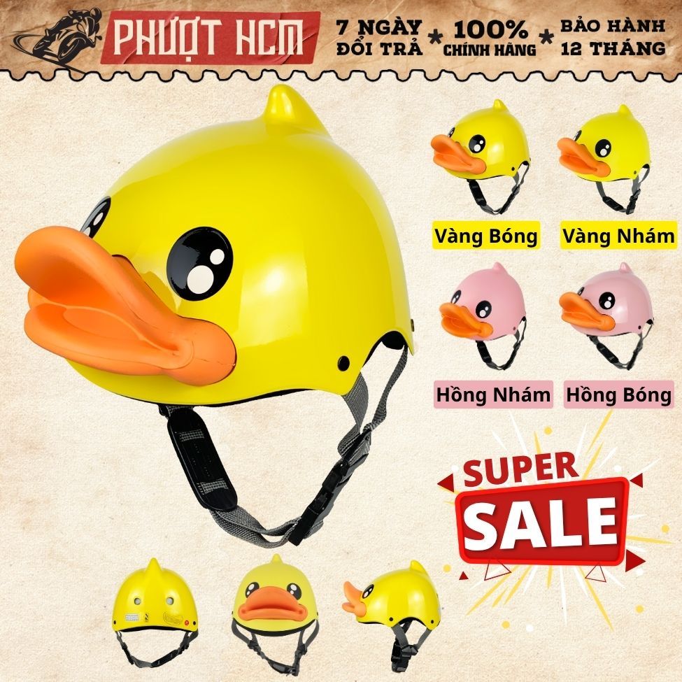 Nón Con Vịt Dễ Thương Có Size Bé, Người Lớn ( Size từ 52-55cm)