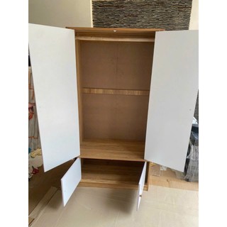 [Giá xưởng] Tủ quần áo decorANHKHOA, gỗ mdf cao 1m6x80x40cm dễ dàng lắp ghép, khoan sẵn lỗ, tủ áo m6