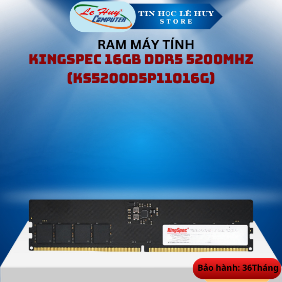 Ram PC Kingspec 16GB DDR5 4800Mhz/ 5200Mhz - Hàng Chính Hãng