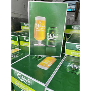   CHÍNH HÃNG-DATE 10 02 2026  Thùng 24 Lon Bia Carlsberg 330ml  Bia Ngon Đan Mạch  