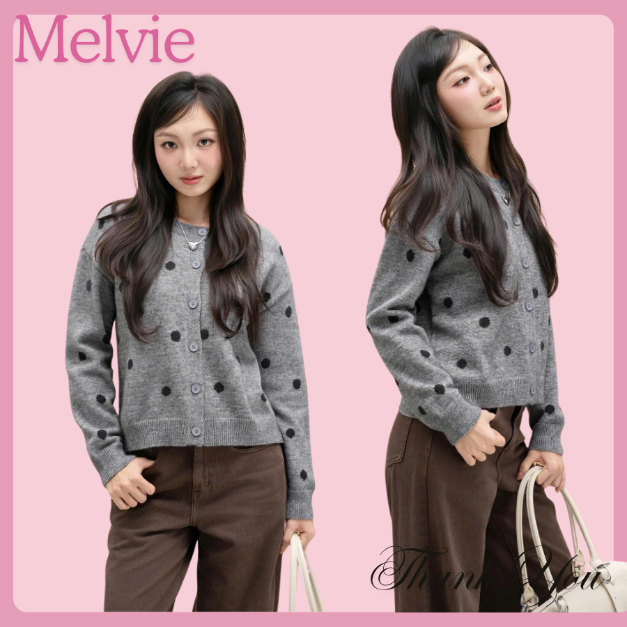 FOGGY TOP - Melvie Fashion - ÁO CHẤM BI LEN DỆT CAO CẤP