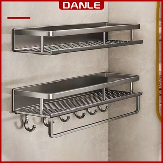  Kệ để đồ nhà tắm DANLE dán tường bằng keo hoặc ốc vit chất liệu nhôm cao cấp chống gỉ  DL 0112  