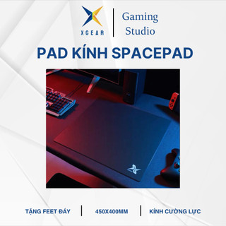 (CHÍNH HÃNG ) Pad kính Gaming Spacepad Glass di mượt mà dễ vệ sinh ( tặng kèm feet PTFE )