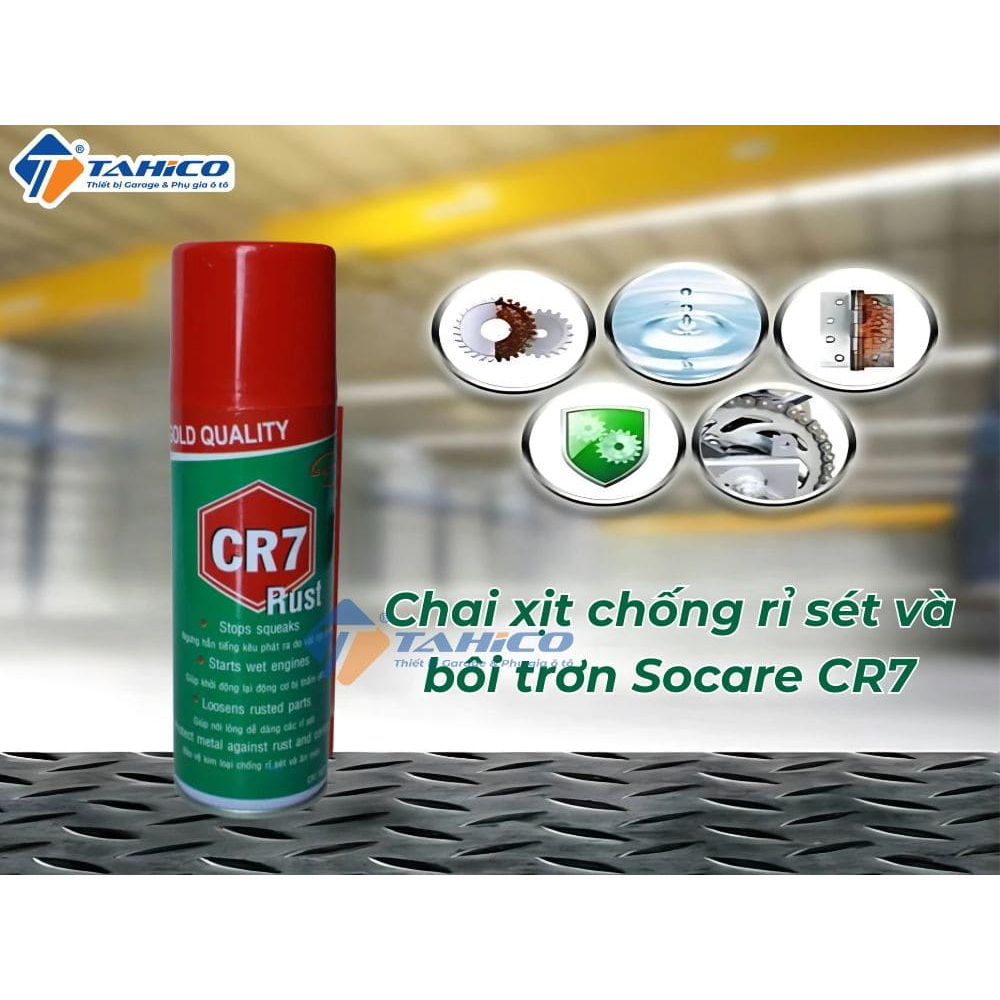 Bình Xịt Chống Rỉ Sét Đa Năng Socare CR7 500ml