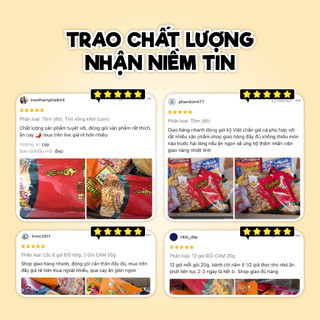 [ĐƠN 219K TẶNG QUÀ]  Combo Bánh Snack Que Tăm Chuẩn Vị Thái Lan Dorkbua Lotus Nhiều Size
