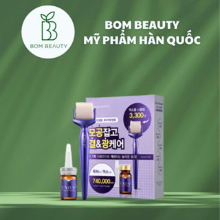   xả  Sét nhỏ vi kim căng bóng da gồm 1 thanh lăn HA + 1 tinh chất  - ID Placosmetics  ID.AZ EXO-V PROLIFTING SET 