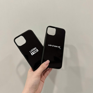 Ốp lưng Unique Case dành cho iPhone In Chữ Làm Vì Đam Mê Tien TYPO103